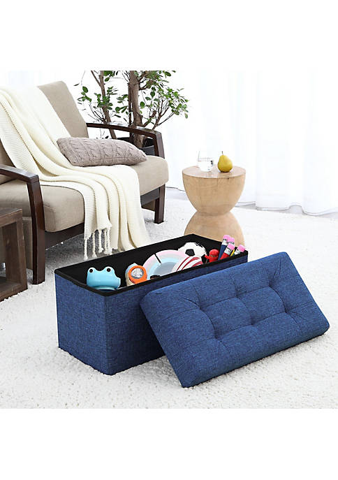 Ornavo Home Foldable Tufted Storage Ottoman