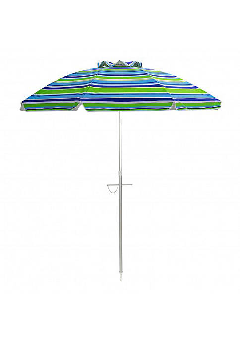 Costway 6.5 Feet Beach Umbrella with Sun Shade