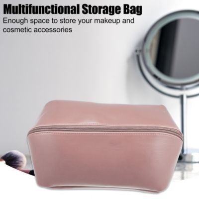 Large Capacity Travel Cosmetic Bag Travel Makeup Bag Opens 