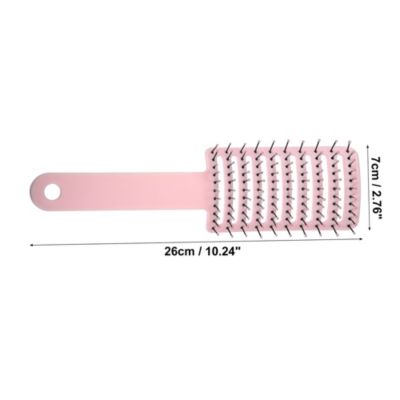 3.5 Round Boar Hair Brush, Stripe - Pink – Bath Accessories Co.