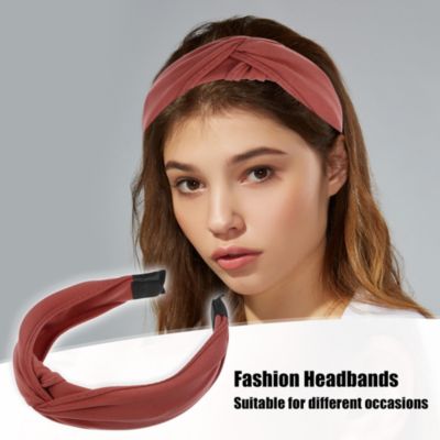  4 Pcs Red Headband Red Accessories Knotted Headband