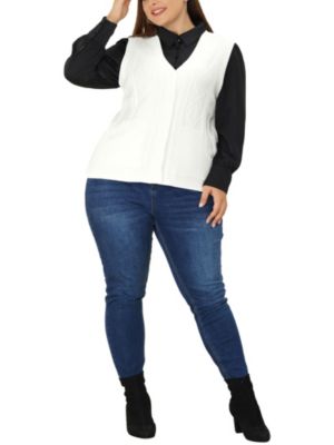 Agnes Orinda Women's Plus Size Floral Raglan Long Sleeve Zip