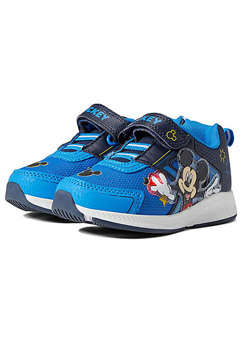Disney Mickey Mouse Boys Lightweight Light-Up Sneakers