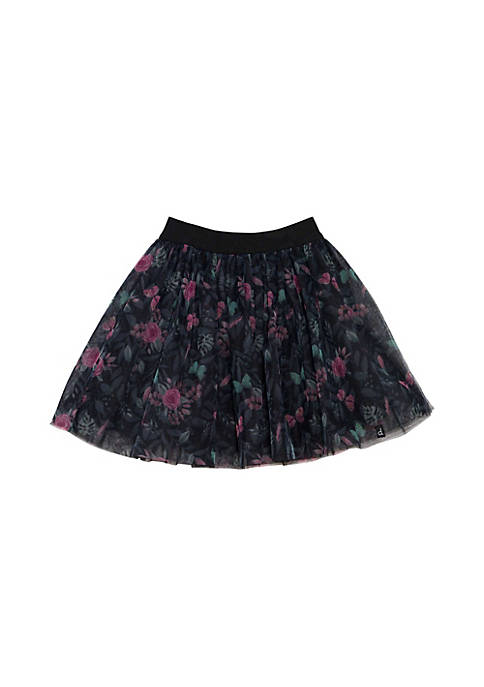 Crown & Ivy™ Printed Mesh Skirt