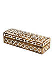 Jodhpur Wood Inlay Decorative Box, 12"