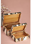 Amalfi Decorative Boxes, Set of 2