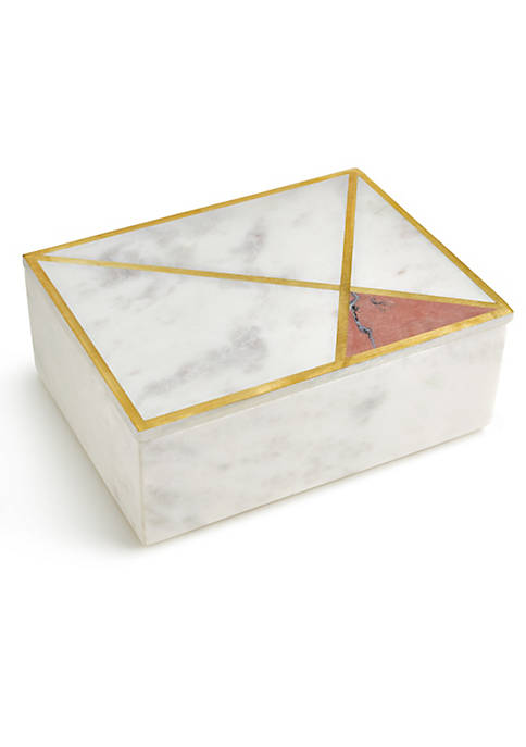GAURI KOHLI Minerva Marble Decorative Box