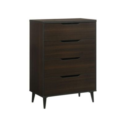 Elements Picket House Furnishings Cohen 4-Drawer Chest In Espresso