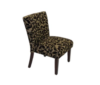 4D Concepts Oversize Accent Chair - Brown Flock -  649423728506