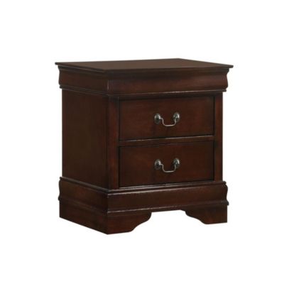 Elements Picket House Furnishings Ellington 2-Drawer Nightstand In Cherry