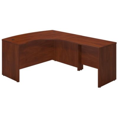 Bush Business Furniture Series C Elite 60W X 43D Right Handed Bow Front L Shaped Desk With 36W Return -  042976016623