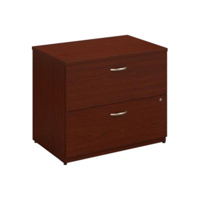Bush Business Furniture Series C Lateral File Cabinet, Mahogany, 0 -  042976457631