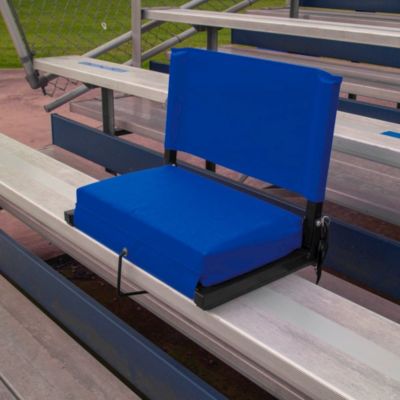 Stadium Chairs for Bleachers with Back Support by Outdoor Leisure Products,  Large Ultra-Padded Seat for Complete Comfort, Easy Carry Handle with  Adjustable Shoulder Strap 