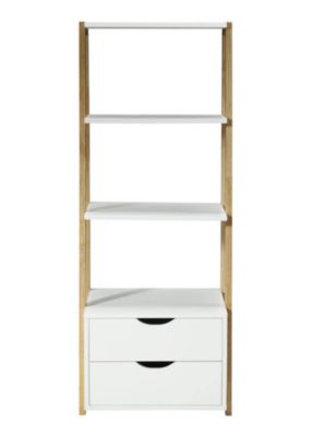 White and Natural Wood