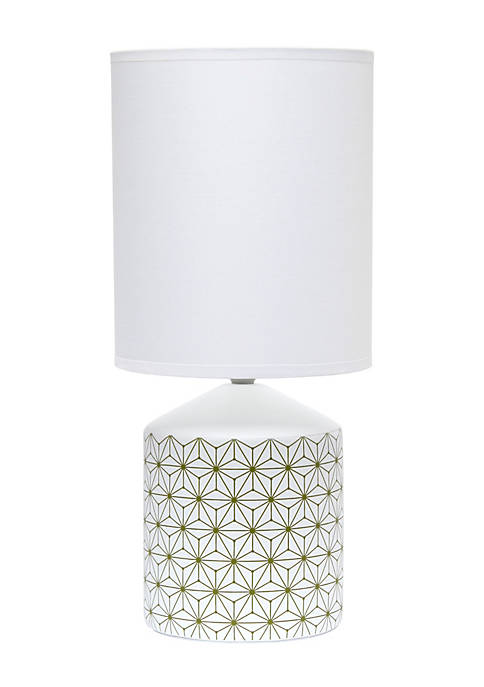 Simple Designs Modern Decorative Fresh Prints Table Lamp