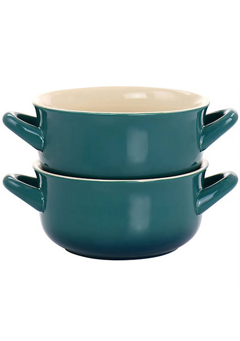 Crock-pot 2 Piece Stoneware 30 Ounce Soup Bowl