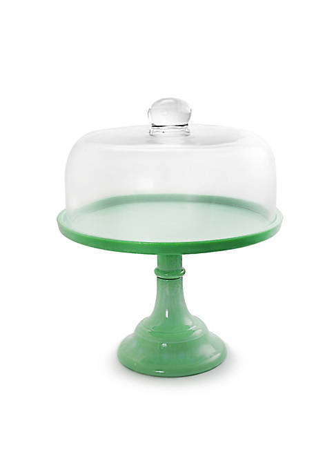 Gibson 10 Inch Cake Stand with Glass Dome