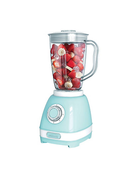 Brentwood 2 Speed Retro Blender in Blue with