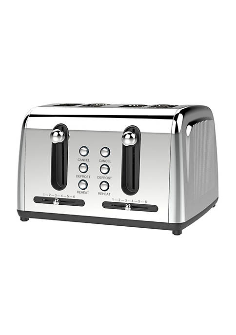 Brentwood Select Extra Wide Slot 4-Slice Toaster in