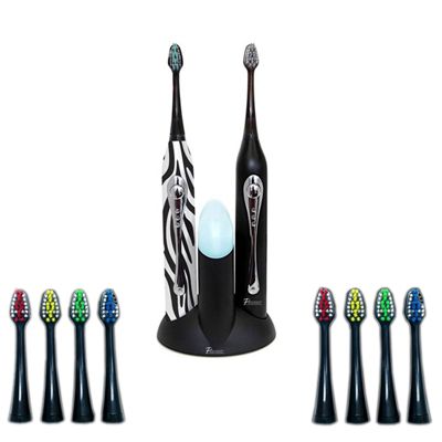 Pursonic S452Bz Dual Handle Sonic Toothbrush With Uv Sanitizer