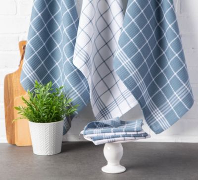 Window Plaid Kitchen Towel Set of 6