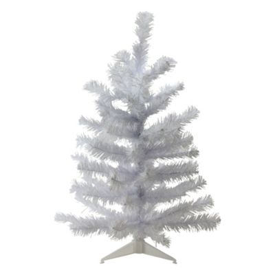 Northlight 24"" White Balsam Pine Mini Artificial Christmas Tree - Unlit