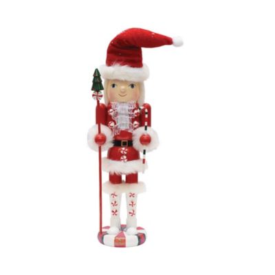 Northlight 18.5"" Red And White Mrs. Claus Christmas Nutcracker, Standard -  093422860406