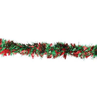 Northlight 50' x 2 White and Silver Christmas Tinsel Garland with