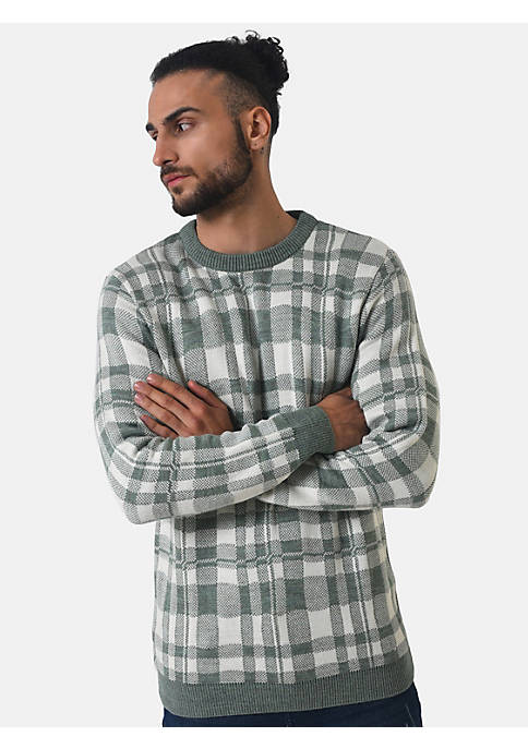 Campus Sutra Men Stylish Checks Casual Sweaters