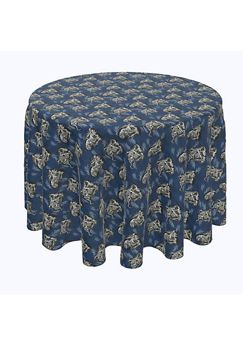 Fabric Textile Products, Inc. Round Tablecloth, 100% Polyester,