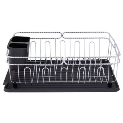 Kitchen Details Twisted Chrome 3 Piece Dish Rack