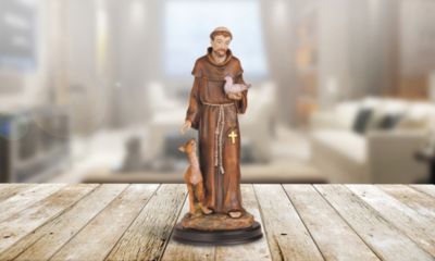Fc Design 12""h Saint Francis Statue St. Francis Of Assisi Holy Figurine Religious Decoration
