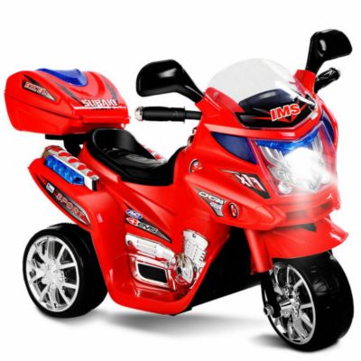Slickblue 20-Day Presell 3 Wheel Kids Ride On Motorcycle 6V Battery Powered Electric Toy Power Bicyle New