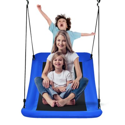 Slickblue 700Lb Giant 60 Inch Skycurve Platform Tree Swing For Kids And Adults, Blue -  746644004492