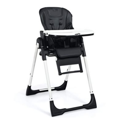 Slickblue 4 In 1 High Chair Booster Seat With Adjustable Height And Recline, Black -  788281554893