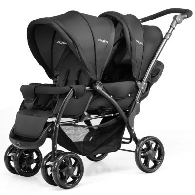 Slickblue Foldable Lightweight Front Back Seats Double Baby Stroller