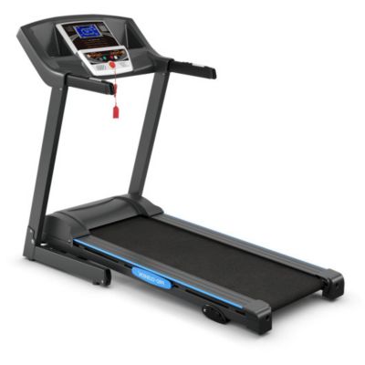 Slickblue 2.25 Hp Folding Electric Motorized Power Treadmill Machine With Lcd Display