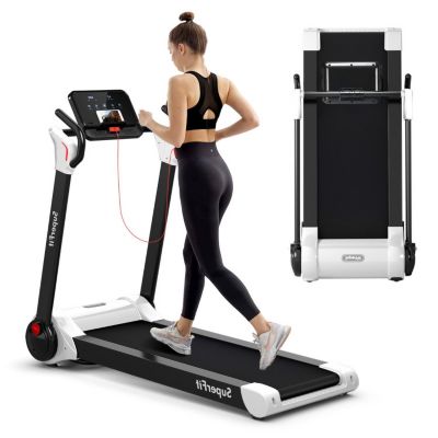 Slickblue 2.25 Hp Electric Motorized Folding Treadmill With Led Display