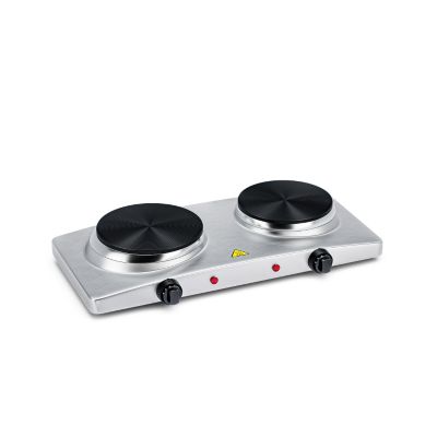 Elite Gourmet Elite Cuisine Countertop Double Flat Burner, Electric Hot  Plate with Temperature Controls, 1500W - Macy's