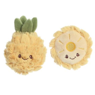 Ebba Mini Pineapple Rattle & Crinkle Set Precious Produceâ¢ Adorable Baby Stuffed Animal Yellow 4