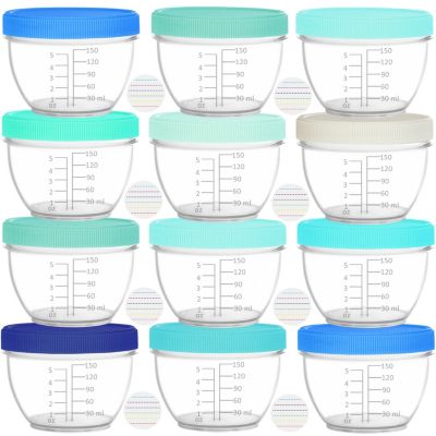 Youngever 8 Pack Snack Box, Meal Prep Containers, Reusable Plastic Divided Food  Storage Container Boxes (4-Compartment)