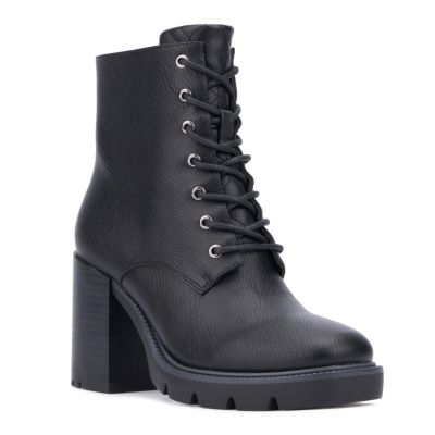 New York & Company Women's Gigi- Stacked Heel Ankle Boot, Black, 8.5M -  193871591170
