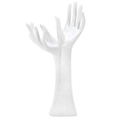 Actifo Helping Hands Sculpture/jewelry Holder - White