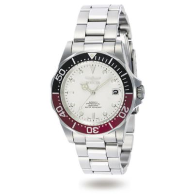 Invicta Men's Pro Diver Collection Automatic Silver-Tone Watch