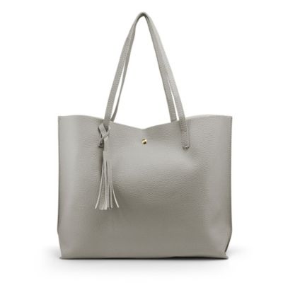 Oct17 Women Tote Bag - Tassels Faux Leather Shoulder Handbags, Fashion Ladies Purses Satchel
