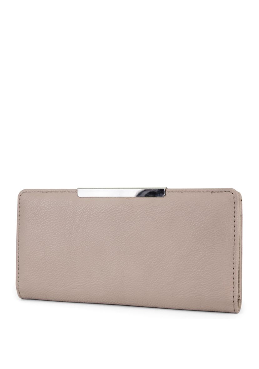 Better Than Leather Slim Clutch with Minibar