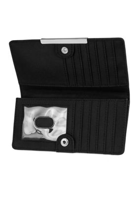 Better Than Leather Slim Clutch with Minibar