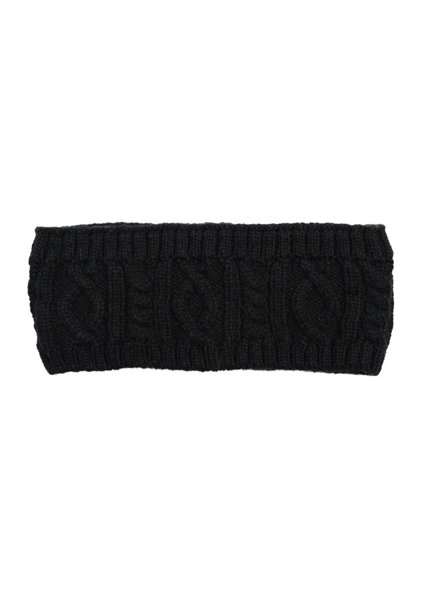 Mixed Cable Knit Headband