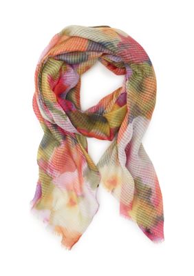 Flora Splash Wrap Scarf