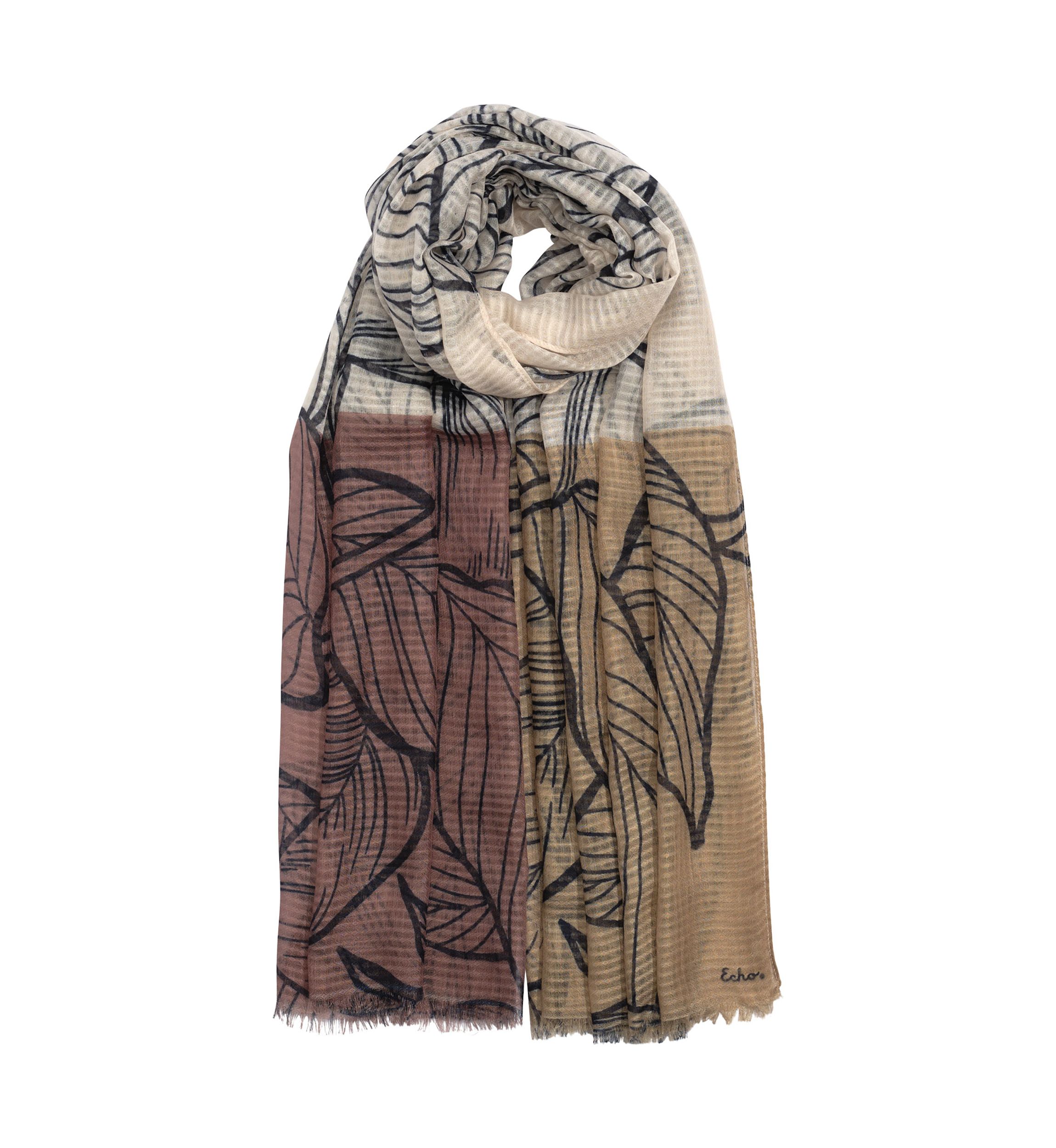 Block Bouquet Wrap Scarf